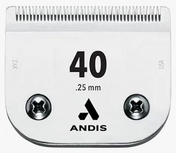 Andis UltraEdge® Detachable Blade, Size 40, Used, Just Sharpened