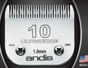 Andis 10 Ultraedge, Detachable Clipper Blade. Used, Just Sharpened