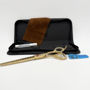 7" Professional Pet Grooming Thinning Scissors (Gold)