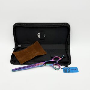 7" Professional Pet Grooming Thinning Scissors (Rainbow)